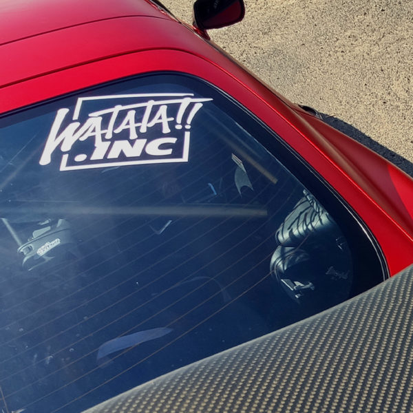 Sticker WATATA Square Blanc