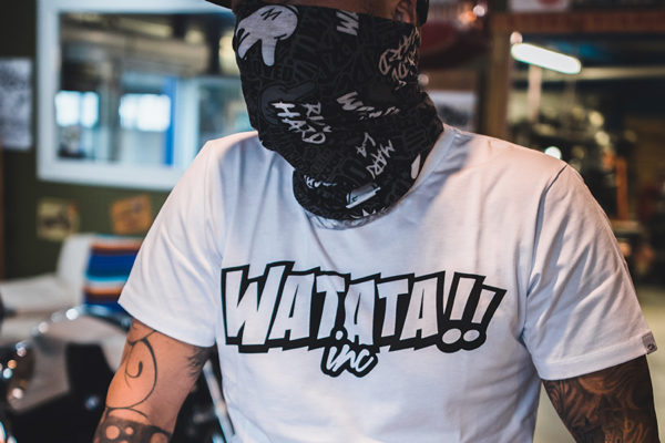 Tee-shirt WATATA Brainless Motorsports Blanc