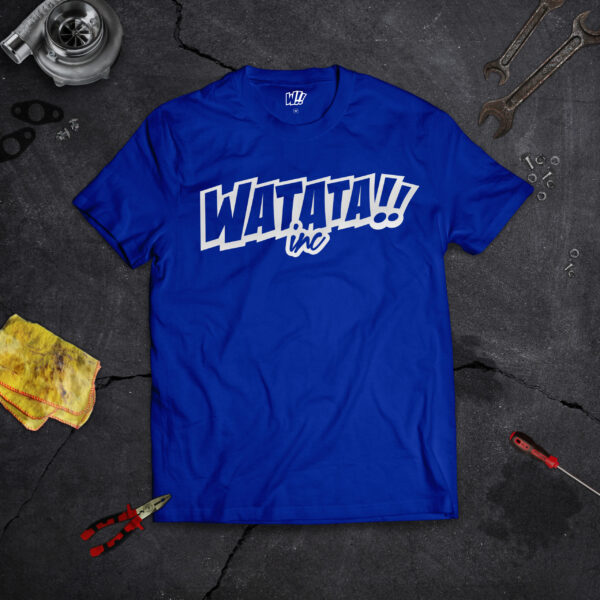 TEE-SHIRT WATATA BRAINLESS BLEU