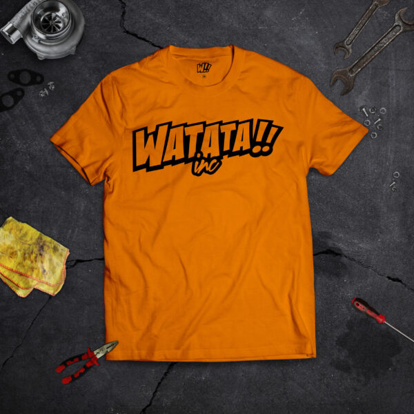 TEE-SHIRT WATATA BRAINLESS ORANGE