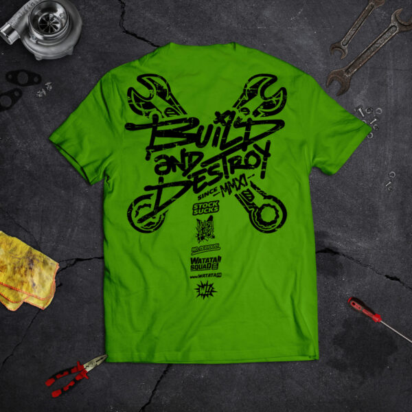TEE-SHIRT WATATA BUILD & DESTROY VERT