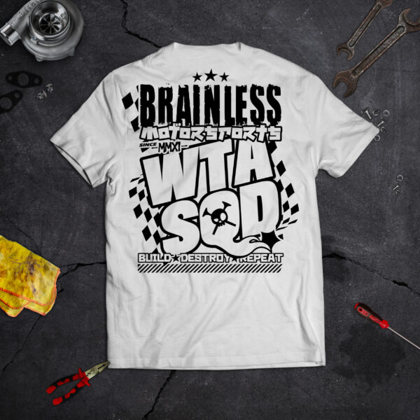 TEE-SHIRT WATATA BRAINLESS 2 BLANC