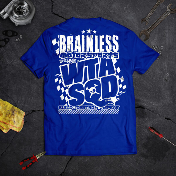 TEE-SHIRT WATATA BRAINLESS 2 BLEU